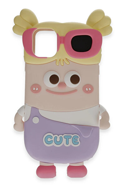 NewFace حافظة لهاتف آيفون 15 برو ماكس، غطاء سيليكون بشخصية بوكي - نمط 8 DRSTR