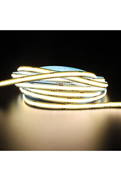 Hazar Led 12V 8MM 320 Ledli Esnek Cob Şerit Led Gün Işığı IP20 5 Metre