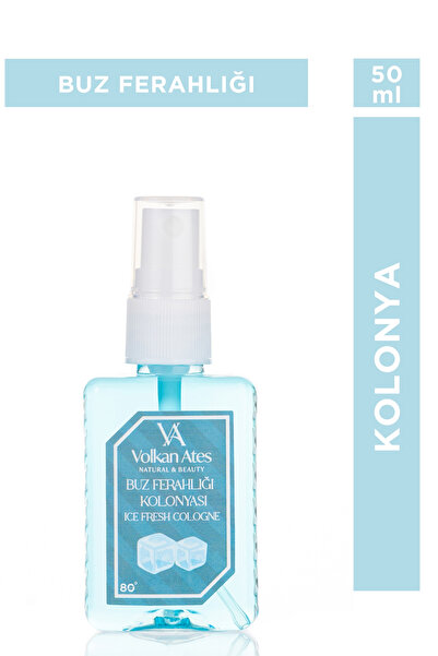 Volkan Ates Natural & Beauty Parfümlü Kolonya - Buz Ferahlığı 50 ml