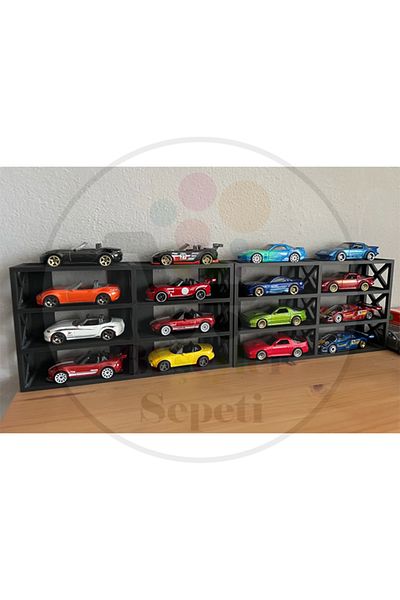 Bi'şeyler Sepeti 1:64 Diorama Garage Parking Diecast - Car Not Included.