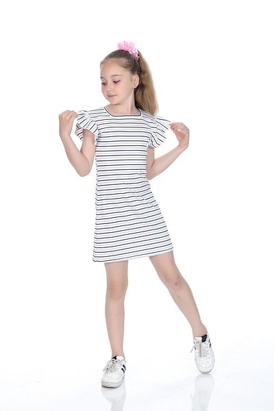 Kamex Striped Girl's Dress