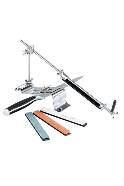 Depox knife sharpening system, Special Chef, non-stick, silver