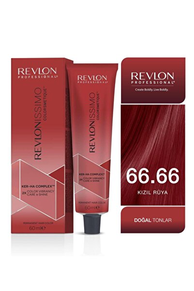 Revlon Professional Revlonissimo CC 66.66 Ekstra Yoğun Kırmızı Kalıcı Saç Boy...