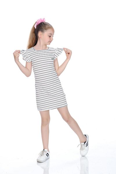Kamex Striped Girl's Dress