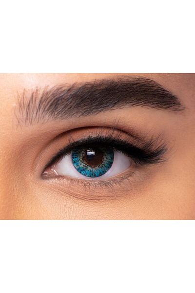 Alcon Freshlook Color Blends Monthly Color Contact Lens - Turquoise - ( 1.5 Power)