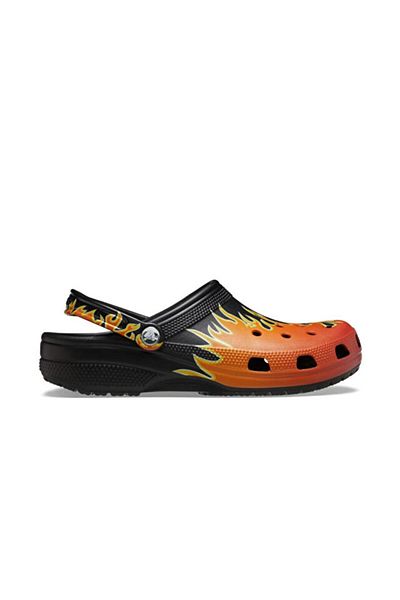Crocs Classic Flames Clog Men's Casual Slippers 211004 -0C4 Orange