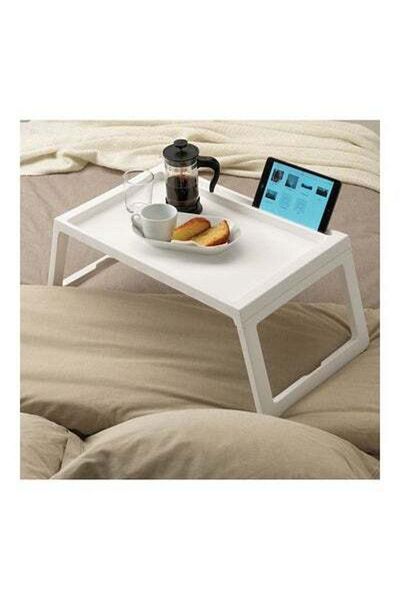HALAMODO Bed Tray White