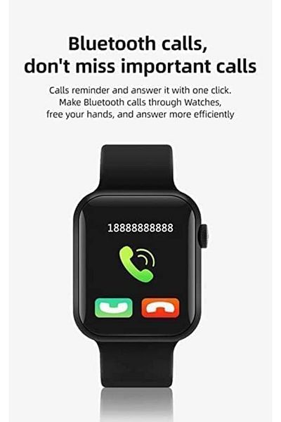 Joro underwear T500 Smart Watch – Bluetooth Call, ECG, Fitness & Heart Rate Tracker (Black)