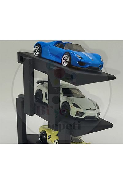 Bi'şeyler Sepeti 1:64 Diorama Garage Parking Diecast - Car Not Included.