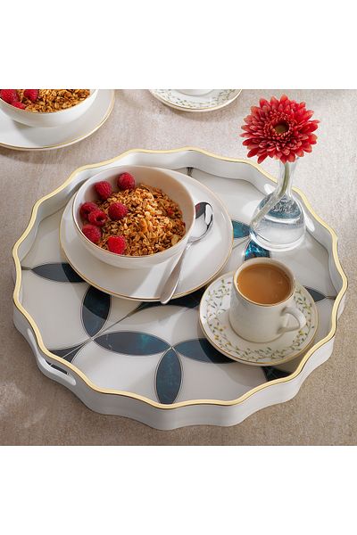 Schafer Aria Tray 1 Piece-Dark Green