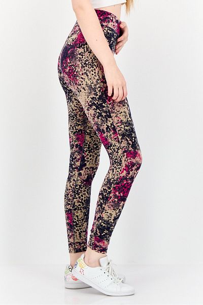 Reebok Women Sportswear Fit Pull On Training Leggings, Multicolor