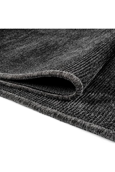 KilimistA Troy Washable Non-Slip, Cotton Woven, Living Room & Kitchen & Dining Room Rug Runner Ty101-Anthracite