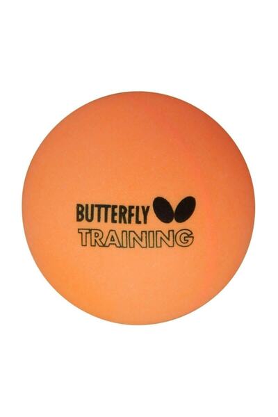 BUTTERFLY Unisex Turuncu Training Balls 1 Adet Masa Tenisi Topu 16005b-o