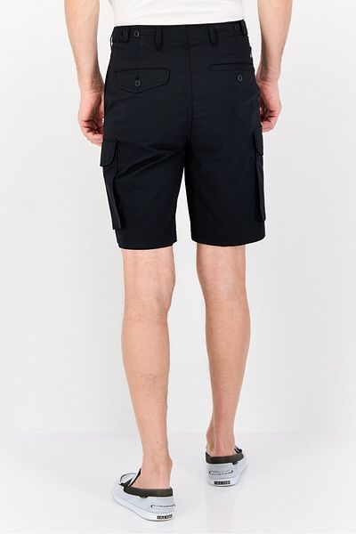 Dockers Men Solid Cargo Shorts, Black