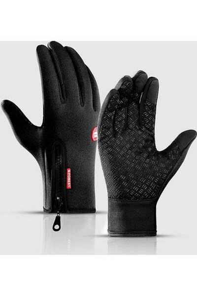 HALAMODO Cycling Gloves Touchscreen Waterproof Fleece Thermal Sports Gloves for Hiking Skiing 0.083kg