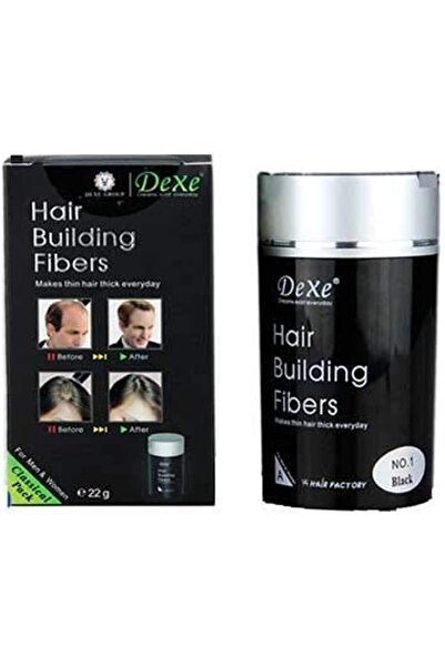 Dexe GROUP (U.K.) Hair Building Fibers, 22 g, Dark Brown