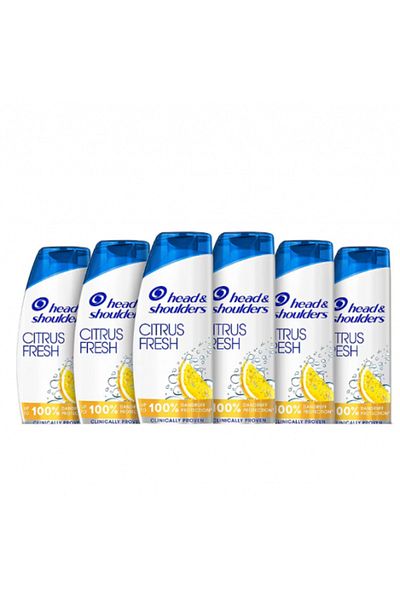 Head&Shoulders Head & Shoulders Citrus Fresh, Anti-Dandruff Shampoo, 6x200 ml