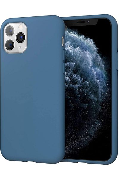 Generic Silicone Case for iPhone 11 Pro Max Silky-Soft Touch Full-Body Protective Phone Case,