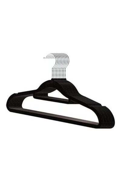 HALAMODO مجموعة من 50 قطعة من الشماعات المخملية غير القابلة للانزلاق والتي تد...