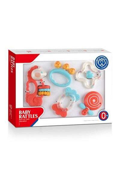 HALAMODO Baby Rattle Sensory Toys For Toddlers