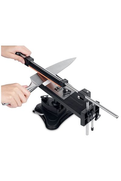 Depox Knife sharpening system, Best Chef, non-stick, black