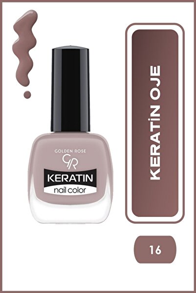 Golden Rose Keratin Nail Color 16 Keratin Oje 10,5 ml