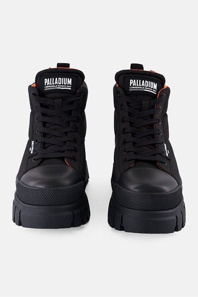 Palladium Women Medium Revolt Overcush Lace Up Boots, Black