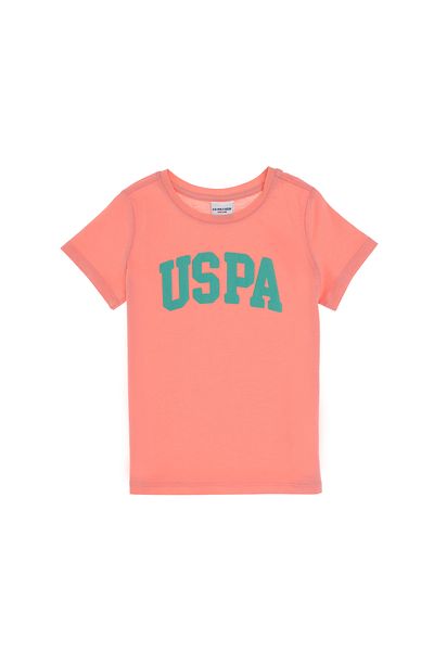 U.S. Polo Assn. Girl's Pink Basic T-Shirt 50306042 -Vr041
