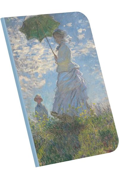 LUXE Madam Monet and Her Last, Claude Monet 1875, A4 Notebook X, Unlined, Total 64 Sheets, Wire Stitch, Es