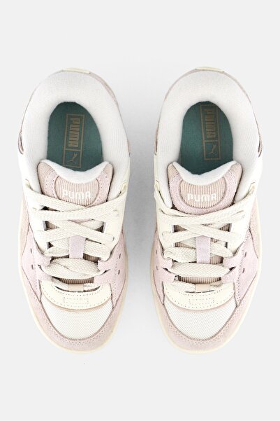 Puma Kids Boy 180 Corduroy Lace Up Outdoor Shoes, Off White/Grey