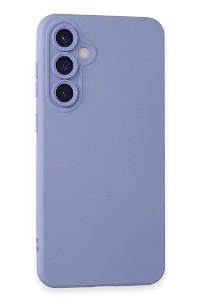 New Face Galaxy S24 Compatible Case Nano Velvet Silicone - Lilac Zngzr