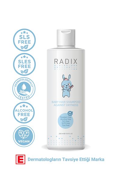 Radix Anti-Flacking Shampoo for Babies - 200 ml