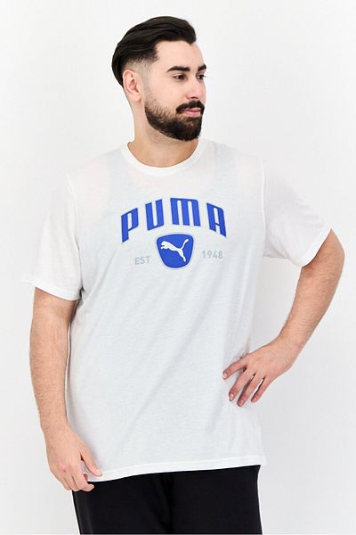Puma Men Sportswear Fit Short Sleeve Training T-Shirt, White