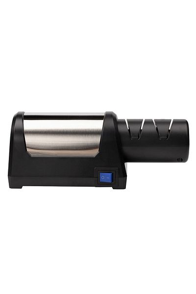 Depox Electric Knife Sharpener, Power Sharpener, 2 Degrees, Black