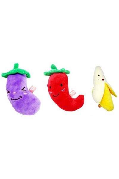 HALAMODO 3-Piece Vegetable Soft Toy