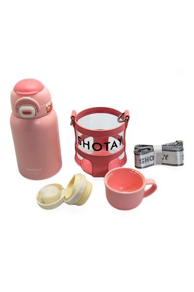 Shotay Turtle Kids Thermos Flask 520ml Green