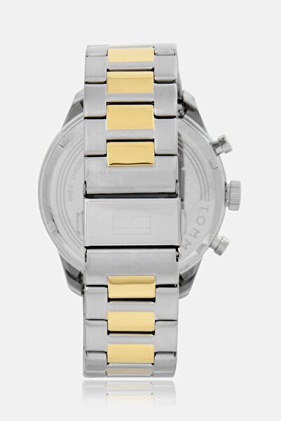 Tommy Hilfiger Men 1791944 Round Watch 44mm, Silver