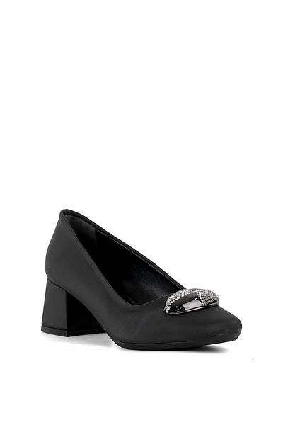 Ayakkabı Fuarı Elit Mst710V Women's Classic Heeled Shoes Black