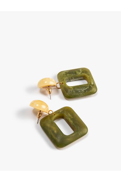 Koton Earrings Geometric Shaped Resin