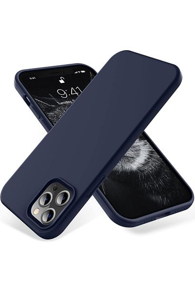Generic Silicone Case Cover Compatible with iPhone 12 Pro Max , Ultra Slim Fit with Full Body Protection