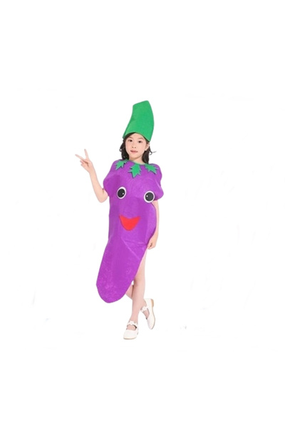 Depox Kostým lilku, fialový, univerzální velikost