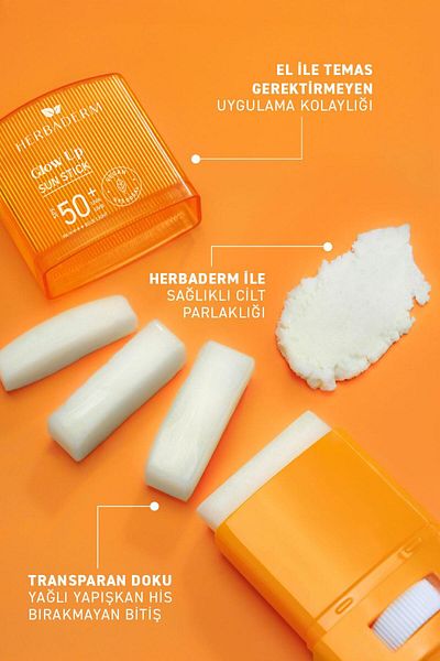 Herbaderm Stick Sunscreen 50+ Spf Anti-Blemish & Brightening 19 Gr