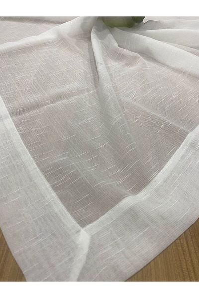 Taç 100 X 100 Crown Linen Table Cloth