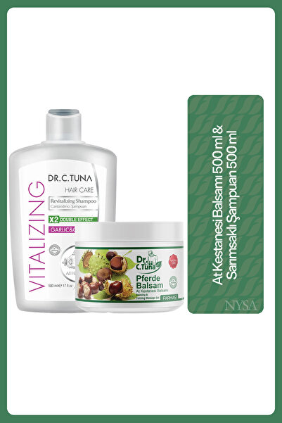 Farmasi Sarımsaklı Şampuan 500 Ml + At Kestanesi Kremi Josephglobal