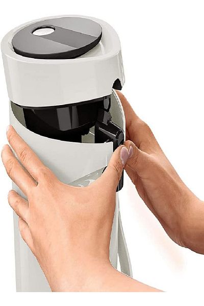emsa Ponza Thermos Jug 1.9L, stainless steel, white, 17x16.5x39cm, insulated, durable