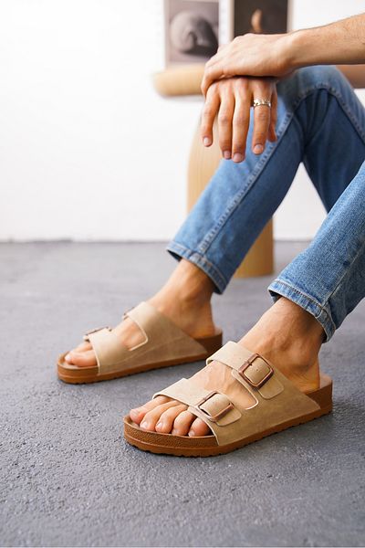 Daxtors Arizona Daily Orthopedic Unisex Double Buckle Slippers