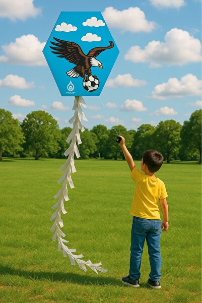 jetlegelsin Altıgen Uçurtma Kartal 50mt Ipli