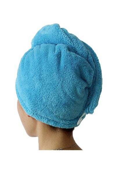 HALAMODO Bath Hair Towel Assorted 62 x 25.5cm