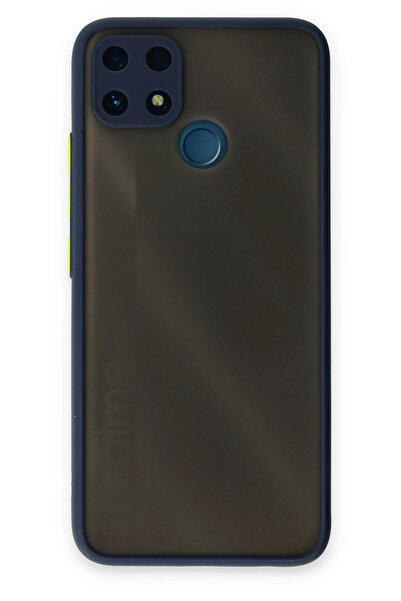 NewFace حافظة ريلمي C25 غطاء سيليكون مونتريال - أزرق داكن 1492326709