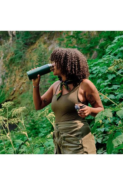 fulina Wide Mouth vacuum insulated stainless steel water bottle 32 OZwith leakproof closeable lid